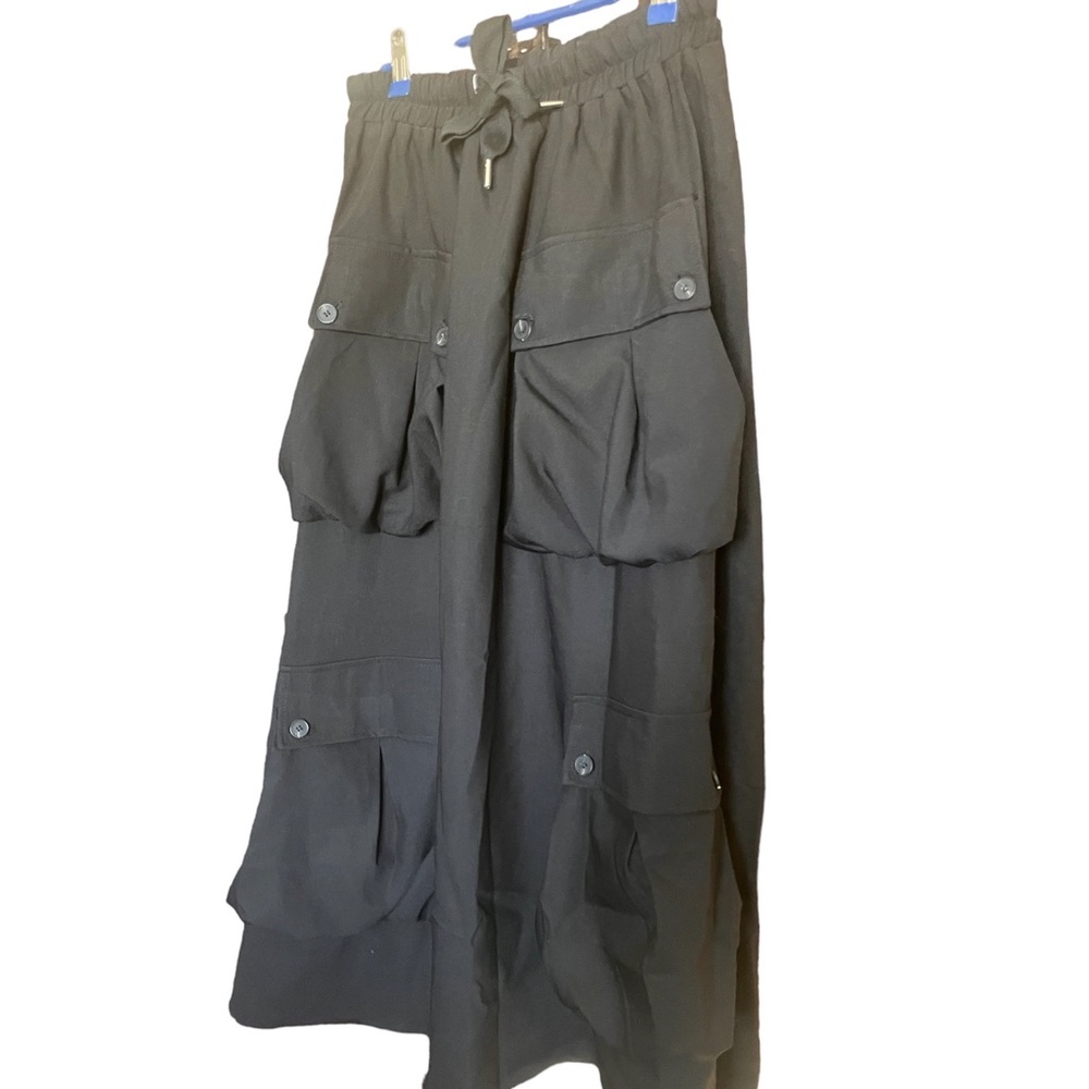 Twotwinstyle Cargo Maxi Skirt